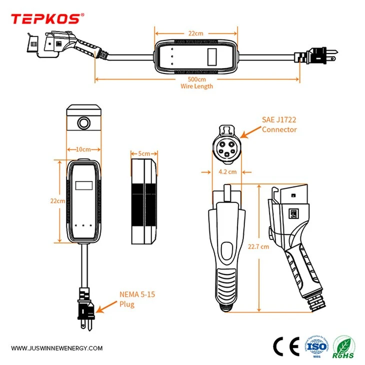 Portable Ev Charger For Tesla