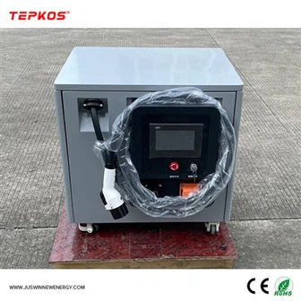 Pila de carga de almacenamiento de energía móvil de 20 KW