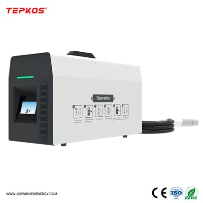 Cargador rápido de DC Portable para EV